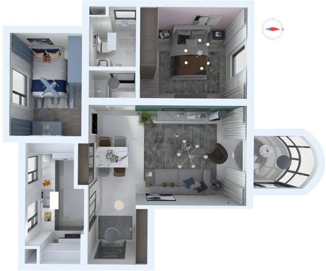 老兩口的生活叫人羨慕，93平米現(xiàn)代簡約裝修，立馬價(jià)值翻百倍！