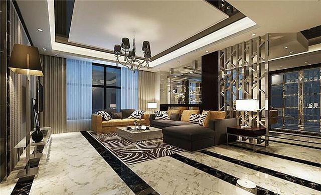 現(xiàn)代風格裝修_現(xiàn)代美式風格裝修圖片_客廳裝修現(xiàn)代簡約風格