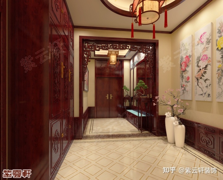 唯美中式古典裝修效果圖，你心動了嗎？