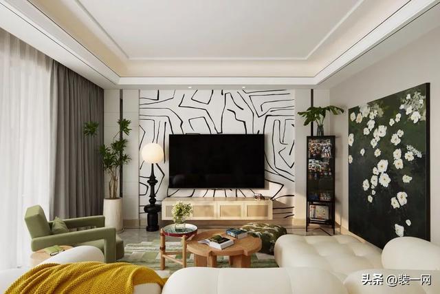 房屋浪漫布置圖片(95平米法式風(fēng)格裝修，輕奢浪漫居所，姐妹們的夢想小家)(圖4)