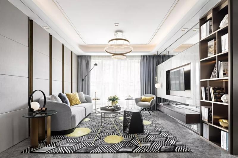 8萬塊錢裝修的92平米的房子，現(xiàn)代風格簡直太美了！-南寧恒大御景裝修