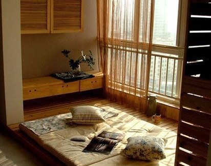 日式小戶型 陽(yáng)臺(tái) 榻榻米裝修效果圖_陽(yáng)臺(tái)做榻榻米茶室效果_陽(yáng)臺(tái)榻榻米裝修效果圖