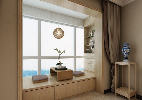 陽(yáng)臺(tái)榻榻米效果圖，陽(yáng)臺(tái)榻榻米布局