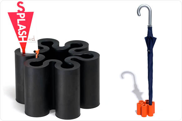 巧妙利用雨傘架，雨天也有好心情