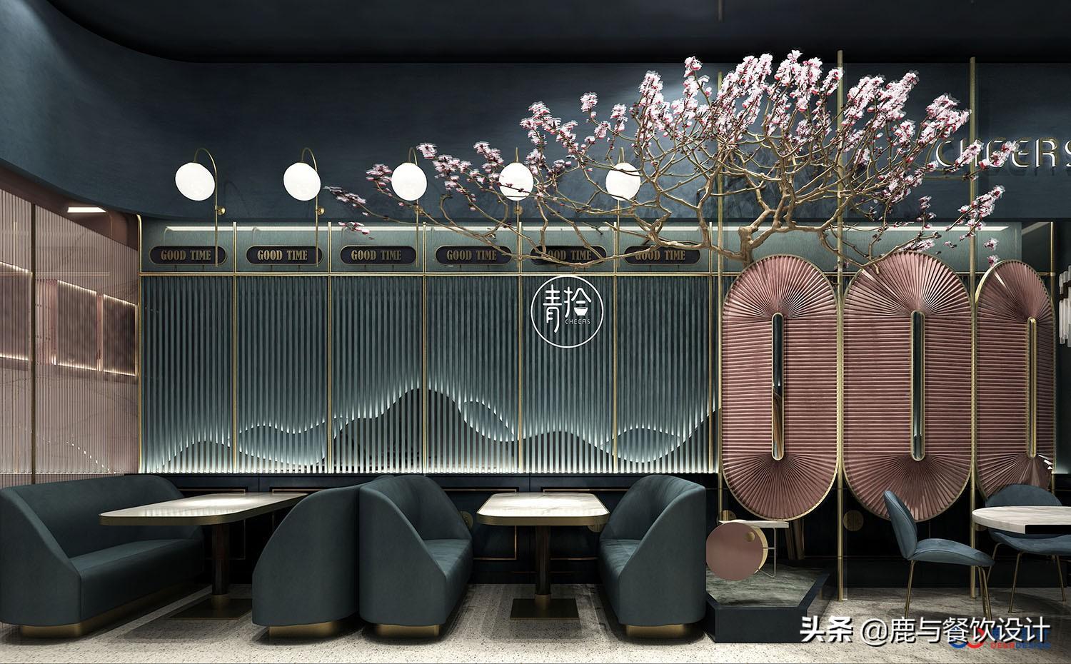 餐廳設(shè)計(jì)的時(shí)候背景墻如何進(jìn)行搭配？鹿與餐飲設(shè)計(jì)