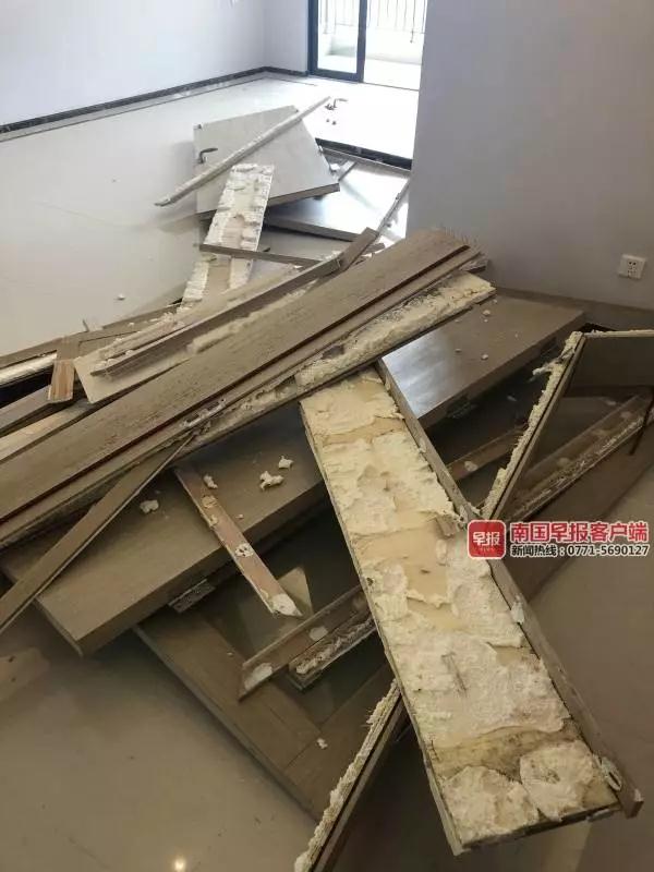 裝修標(biāo)準(zhǔn)3000元/㎡，剛交付精裝房門卻填充紙皮、嚴(yán)重發(fā)霉！