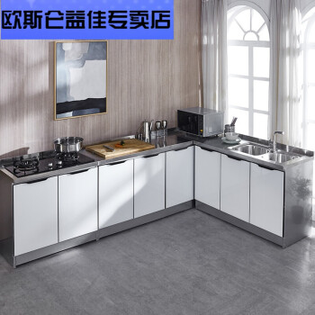 美式廚房餐廳一體裝修設計圖