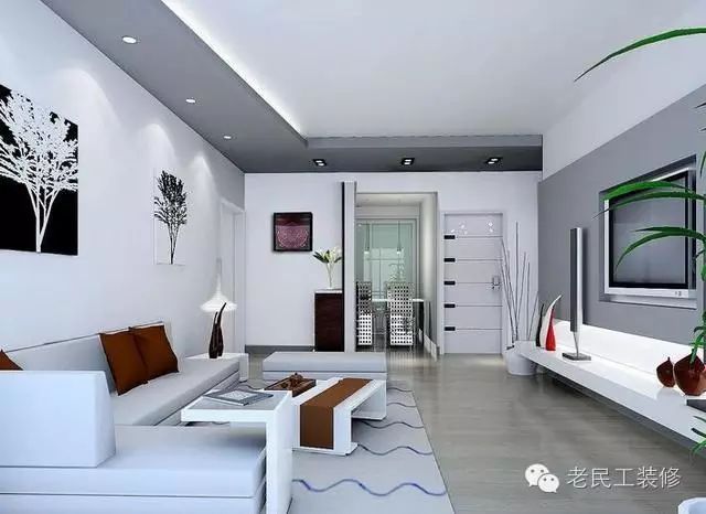 10種吊頂設計裝修效果圖 小戶型客廳裝修必備