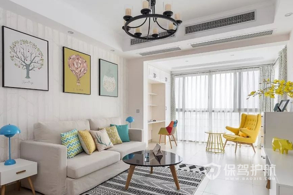 91平設(shè)計效果圖-保駕護航裝修網(wǎng)