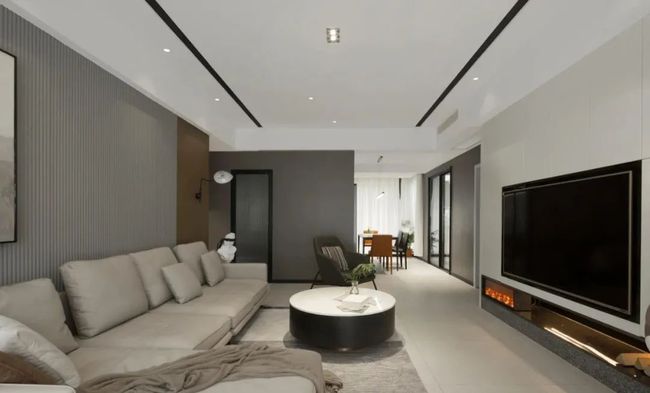 現(xiàn)代簡歐風格裝修效果_現(xiàn)代時尚裝修效果圖_客廳裝修效果現(xiàn)代