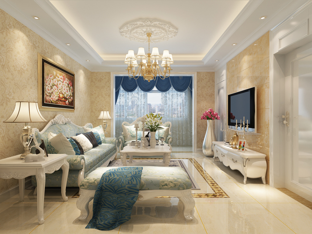 裝修效果圖大全2020客廳最新奢華硬裝效果圖片，完美搭配值得參考！