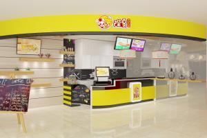 鄭州陛夏奶茶店裝修效果圖,鄭州奶茶店設(shè)計(jì)公司，鄭州奶茶店設(shè)計(jì)案例