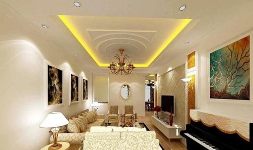 【太原客廳裝修】參考這6種方案，不吊頂也檔次感！