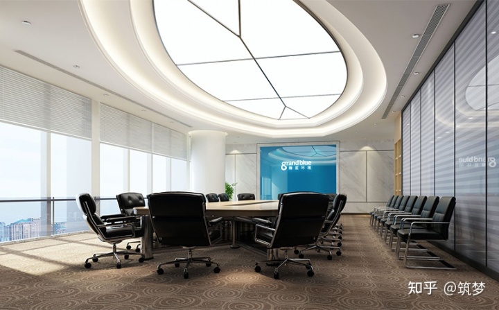 辦公室設計現代風格特點及設計理念