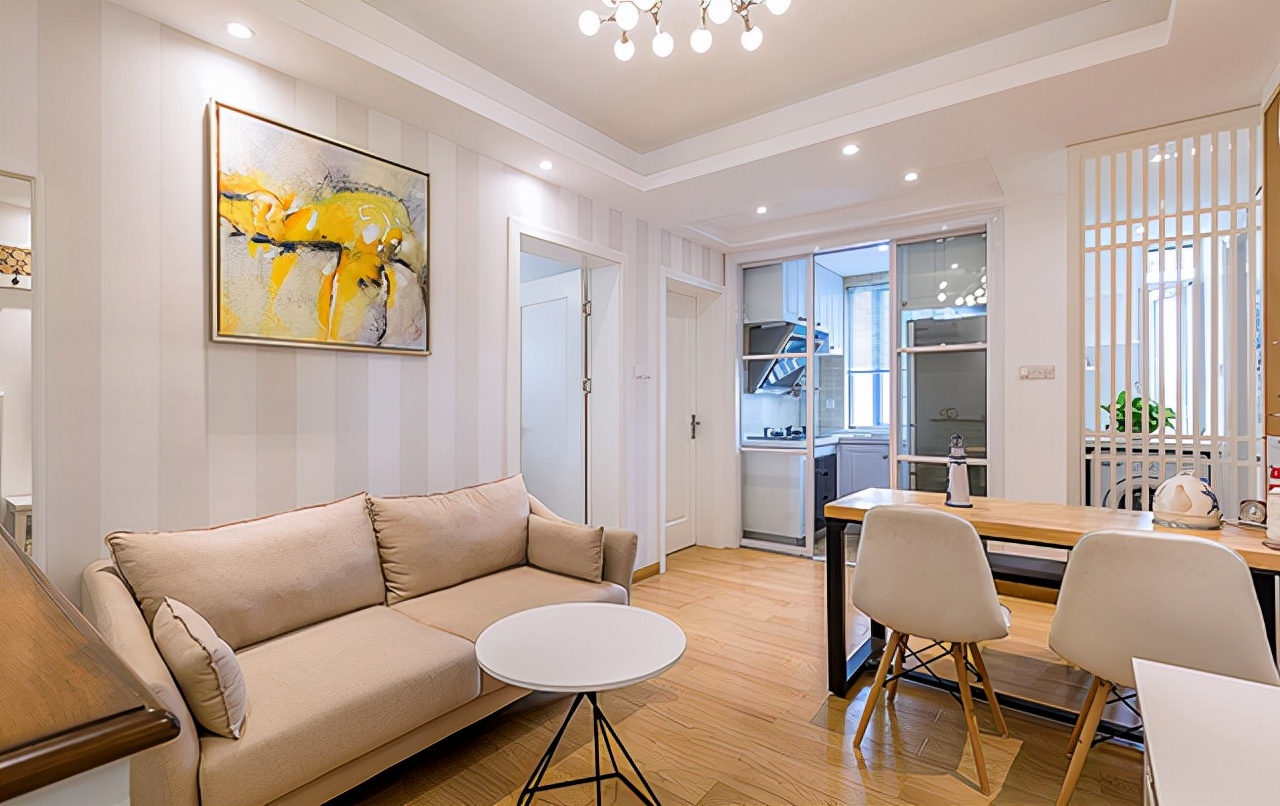 50平米兩室一廳裝修效果圖，小戶型裝修也要時尚有個性！