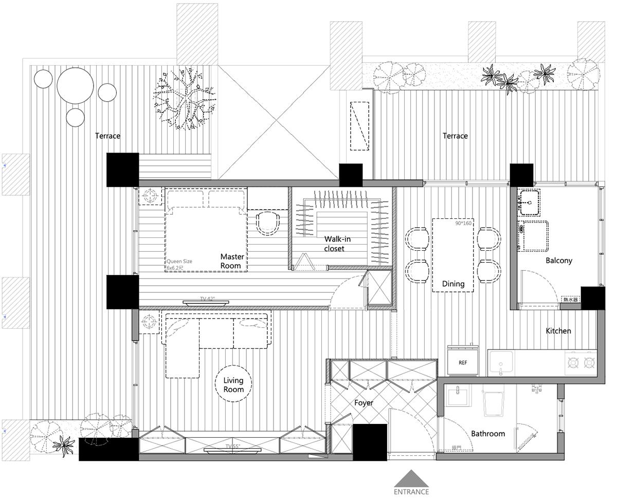 一個(gè)人過(guò)，就買套小戶型！學(xué)她家這樣裝，簡(jiǎn)約高級(jí)灰太有感覺(jué)了
