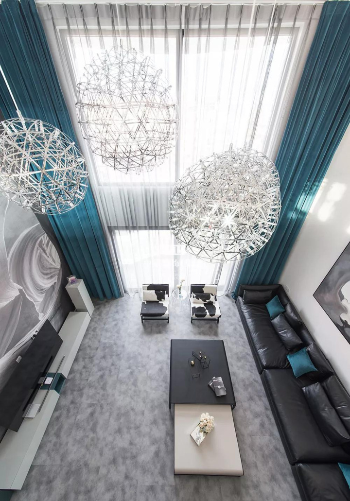 貴陽(yáng)裝修：躍層效果堪比別墅，難怪老婆非要吵著做中空客廳！