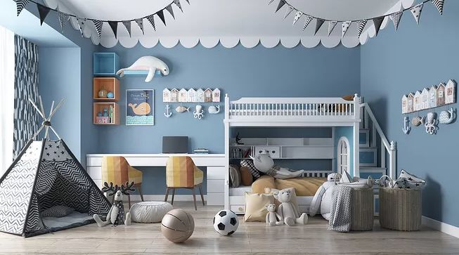 兒童小臥室簡(jiǎn)約裝修，能夠注意到這幾點(diǎn)的，效果和安全都會(huì)很好