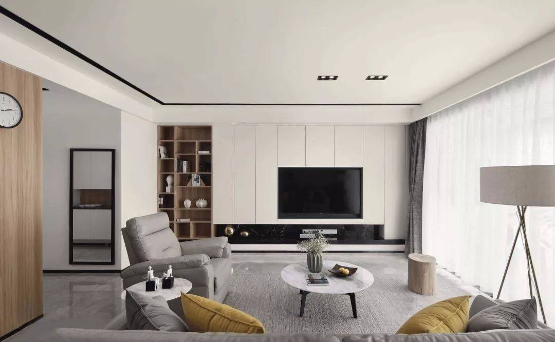 客廳墻三米六買(mǎi)多大電視_客廳電視墻裝修設(shè)計(jì)_客廳長(zhǎng)度3米6墻上掛多大電視