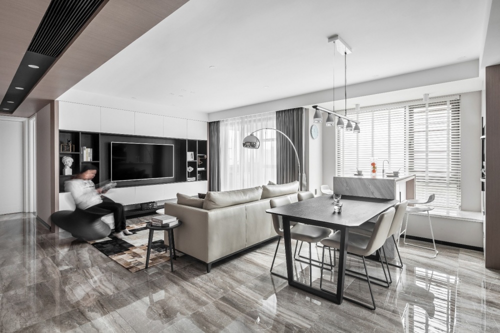 窗簾裝修效果圖“一字型”戶(hù)型現(xiàn)代餐廳吊燈圖片現(xiàn)代簡(jiǎn)約設(shè)計(jì)圖片賞析