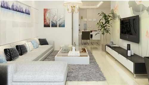 新房裝修，被朋友家的客廳驚艷到了，現(xiàn)在都流行這樣鋪瓷磚嗎