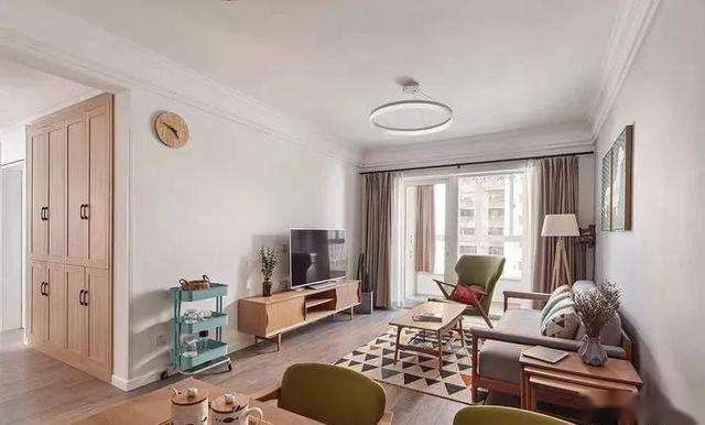 9款當(dāng)下流行的北歐風(fēng)客廳裝修效果圖，總有一款適合你們家