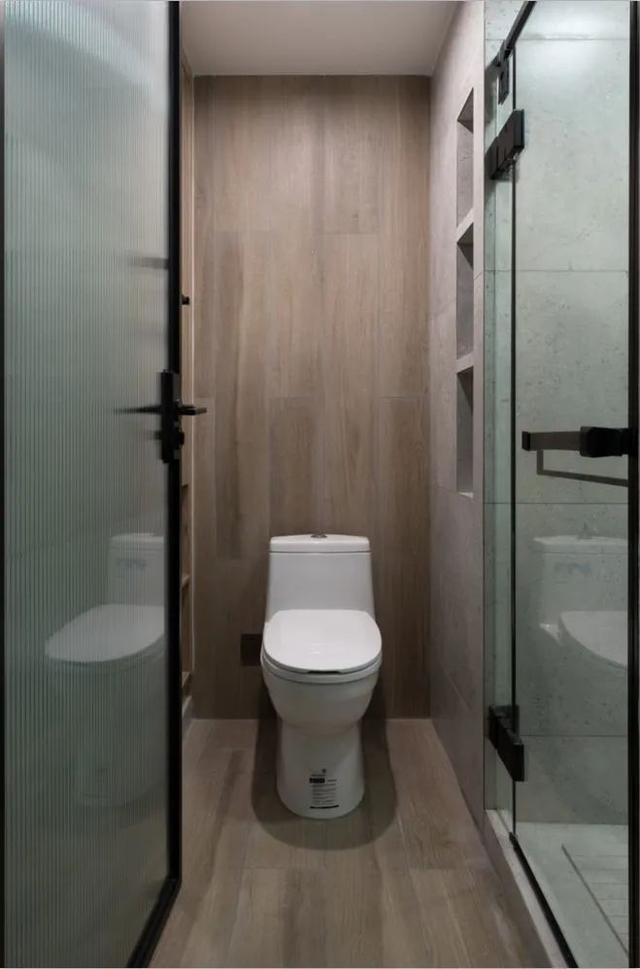 酒店公寓裝修效果圖(35㎡酒店式開(kāi)間單身公寓，半平米都沒(méi)浪費(fèi)，還裝得很有檔次)(圖16)